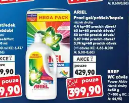 Kaufland Ariel prací prostředek nabídka