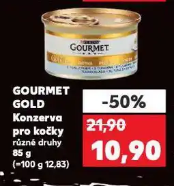 Kaufland Gourmet gold konzervy pro kočky nabídka