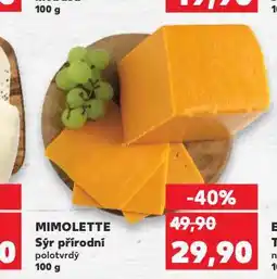 Kaufland Sýr mimolette nabídka