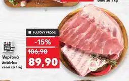 Kaufland Vepřová žebírka nabídka