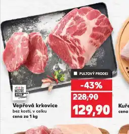 Kaufland Vepřová krkovice nabídka