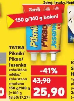 Kaufland Tatra jesenka nabídka