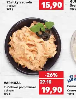 Kaufland Tuňáková pomazánka nabídka