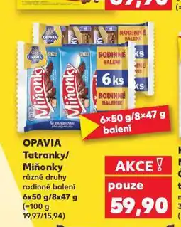 Kaufland Opavia miňonky nabídka