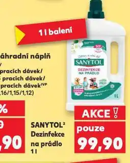 Kaufland Sanytol dezinfekce na prádlo nabídka
