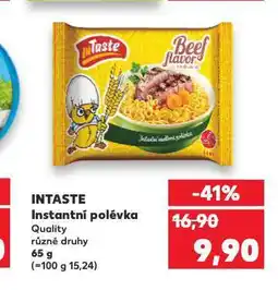 Kaufland Intaste instanstní polévka nabídka