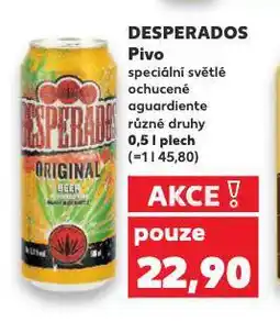 Kaufland Pivo desperados nabídka