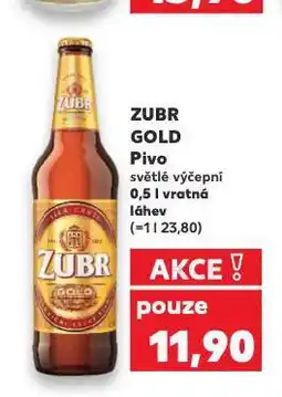 Kaufland Pivo zubr nabídka