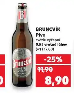 Kaufland Pivo bruncvík nabídka