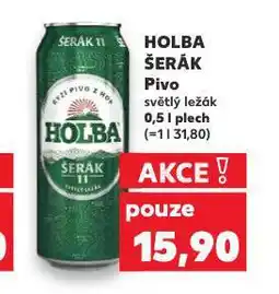Kaufland Pivo holba šerák nabídka
