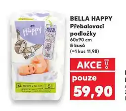 Kaufland Bella happy dětské přebalovací podložky nabídka