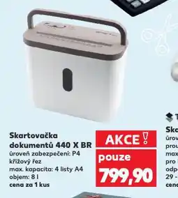 Kaufland Skartovačka dokumentů nabídka