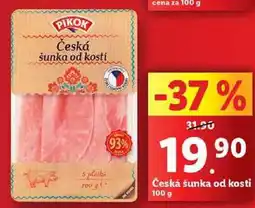 Lidl Česká šunka od kosti, 100 g nabídka