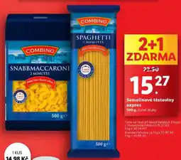 Lidl Semolinové těstoviny expres, 500 g nabídka