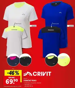 Lidl FUNKČNÍ TRIKO nabídka