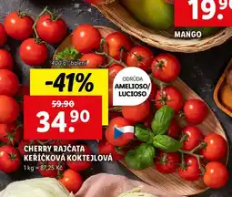 Lidl CHERRY RAJČATA KEŘÍČKOVÁ KOKTEJLOVÁ, 400 g nabídka