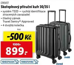 Lidl Skořepinový příruční kufr 30/35 l nabídka