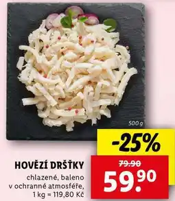 Lidl HOVĚZÍ DRŠŤKY, 500 g nabídka