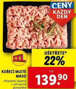 Lidl KUŘECÍ MLETÉ MASO, 1 kg nabídka