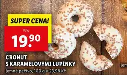 Lidl CRONUT S KARAMELOVÝMI LUPÍNKY, 83 g nabídka