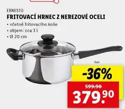 Lidl FRITOVACÍ HRNEC Z NEREZOVÉ OCELI nabídka