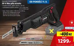 Lidl 20 V Aku pila ocaska nabídka