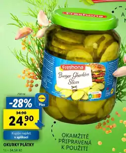 Lidl OKURKY PLÁTKY, 720 ml nabídka