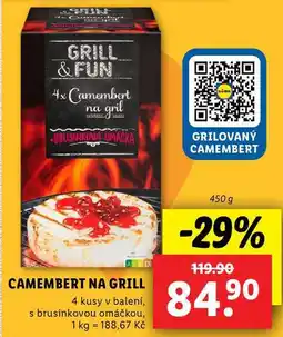 Lidl CAMEMBERT NA GRILL, 450 g nabídka