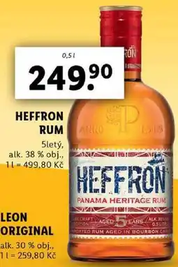 Lidl HEFFRON RUM, 0,5 l nabídka