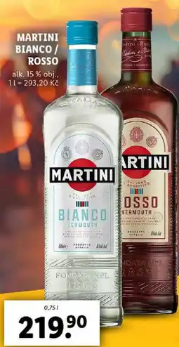 Lidl MARTINI BIANCO/ROSSO, 0,75 l nabídka