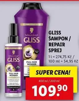 Lidl GLISS ŠAMPON, 400 ml nabídka