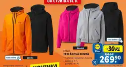 Lidl TEPLÁKOVÁ BUNDA nabídka