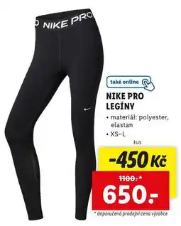 Lidl NIKE PRO LEGÍNY nabídka