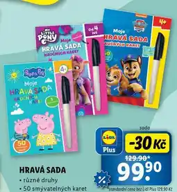 Lidl HRAVÁ SADA nabídka