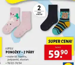 Lidl PONOŽKY - 2 PÁRY nabídka