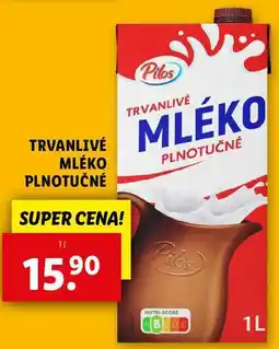 Lidl TRVANLIVÉ MLÉKO PLNOTUČNÉ, 1 l nabídka