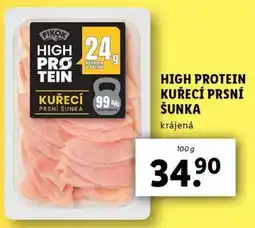 Lidl HIGH PROTEIN KUŘECÍ PRSNÍ ŠUNKA, 100 g nabídka