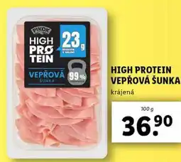 Lidl HIGH PROTEIN VEPŘOVÁ ŠUNKA, 100 g nabídka