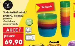 Kaufland Sada talířů/misek/ příborů/ kelímků nabídka