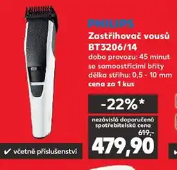 Kaufland Zastřihovač vousů BT3206/14 nabídka