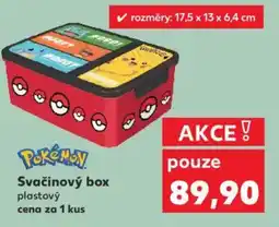 Kaufland Svačinový box plastový nabídka