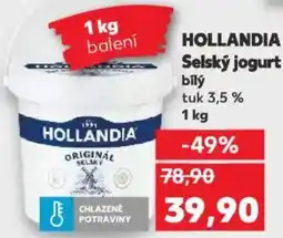 Kaufland HOLLANDIA Selský jogurt nabídka