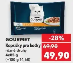 Kaufland GOURMET Kapsičky pro kočky nabídka