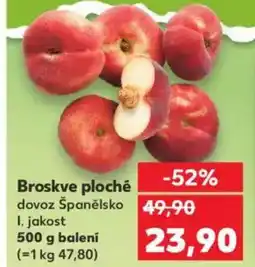 Kaufland Broskve ploché nabídka