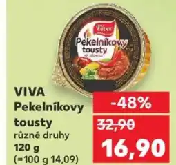 Kaufland VIVA Pekelníkovy tousty nabídka