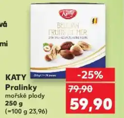 Kaufland KATY Pralinky mořské plody nabídka