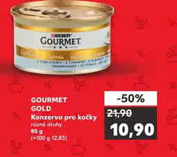 Kaufland GOURMET GOLD Konzerva pro kočky nabídka