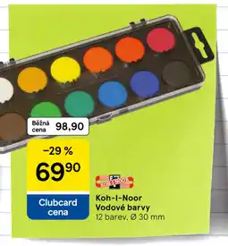 Tesco Koh-i-noor vodové barvy nabídka