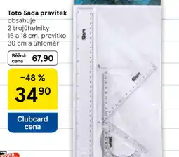 Tesco Toto sada pravítek nabídka