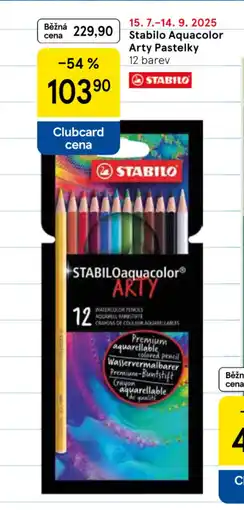 Tesco STABILO Aquacolor arty pastelky nabídka